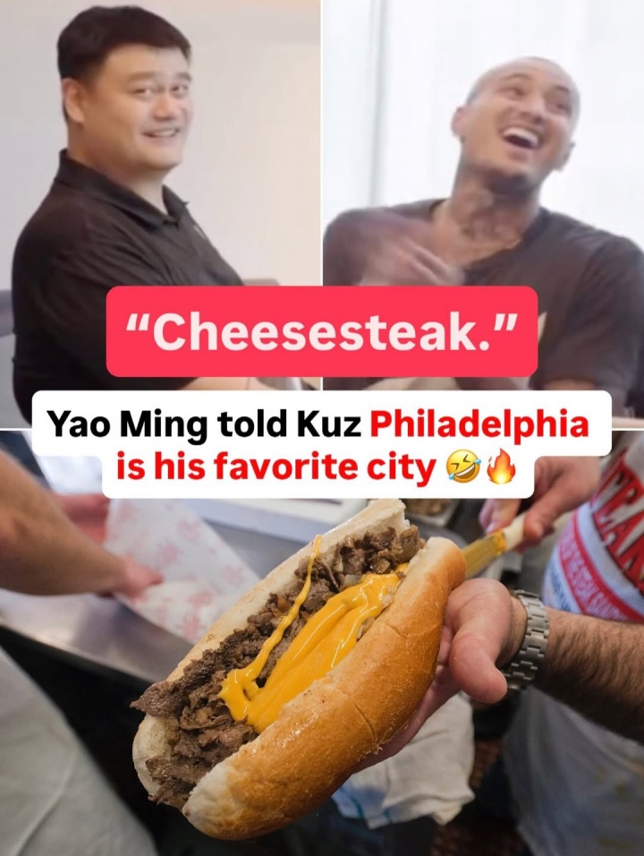 开云体育登录-库兹马问姚明最爱的美国城市 答案揭晓:费城 牛肉奶酪三明治是亮点